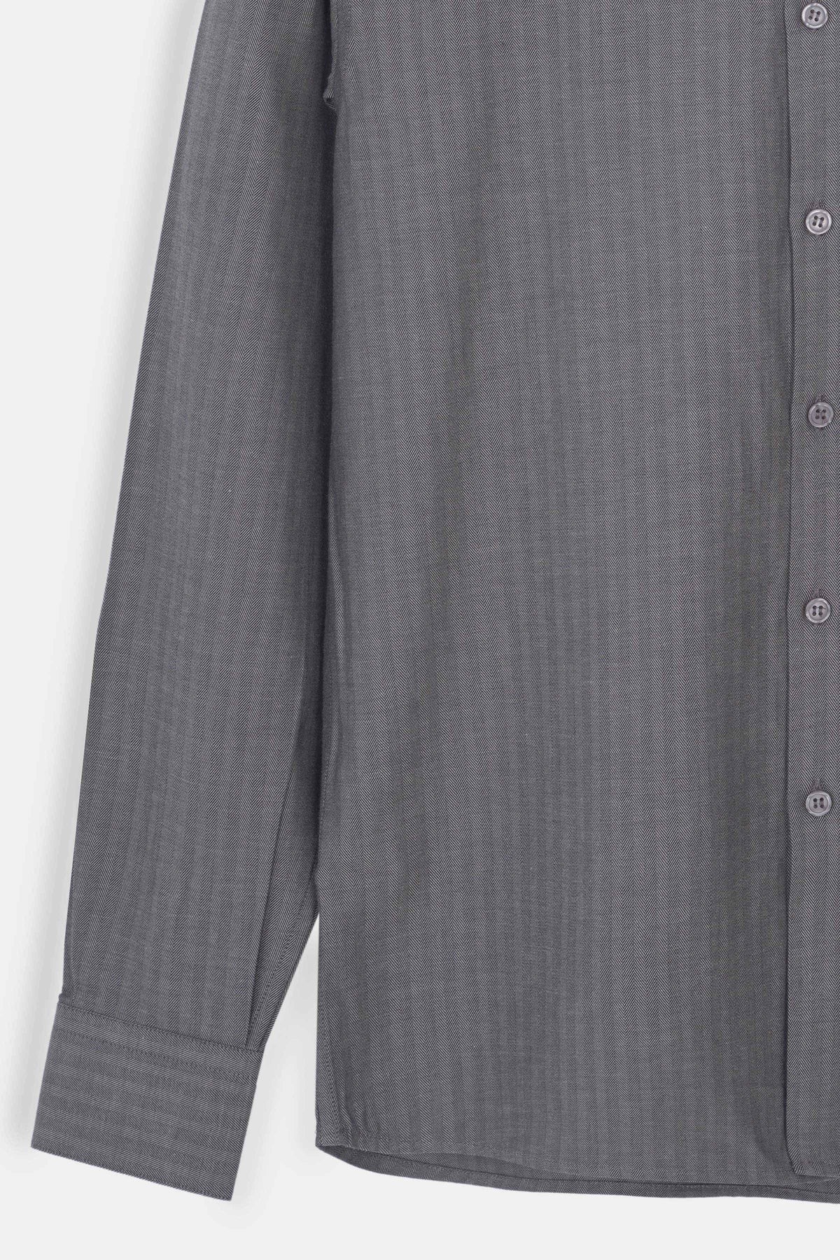 Cotton Flannel Herringbone Shirt - SWS416426