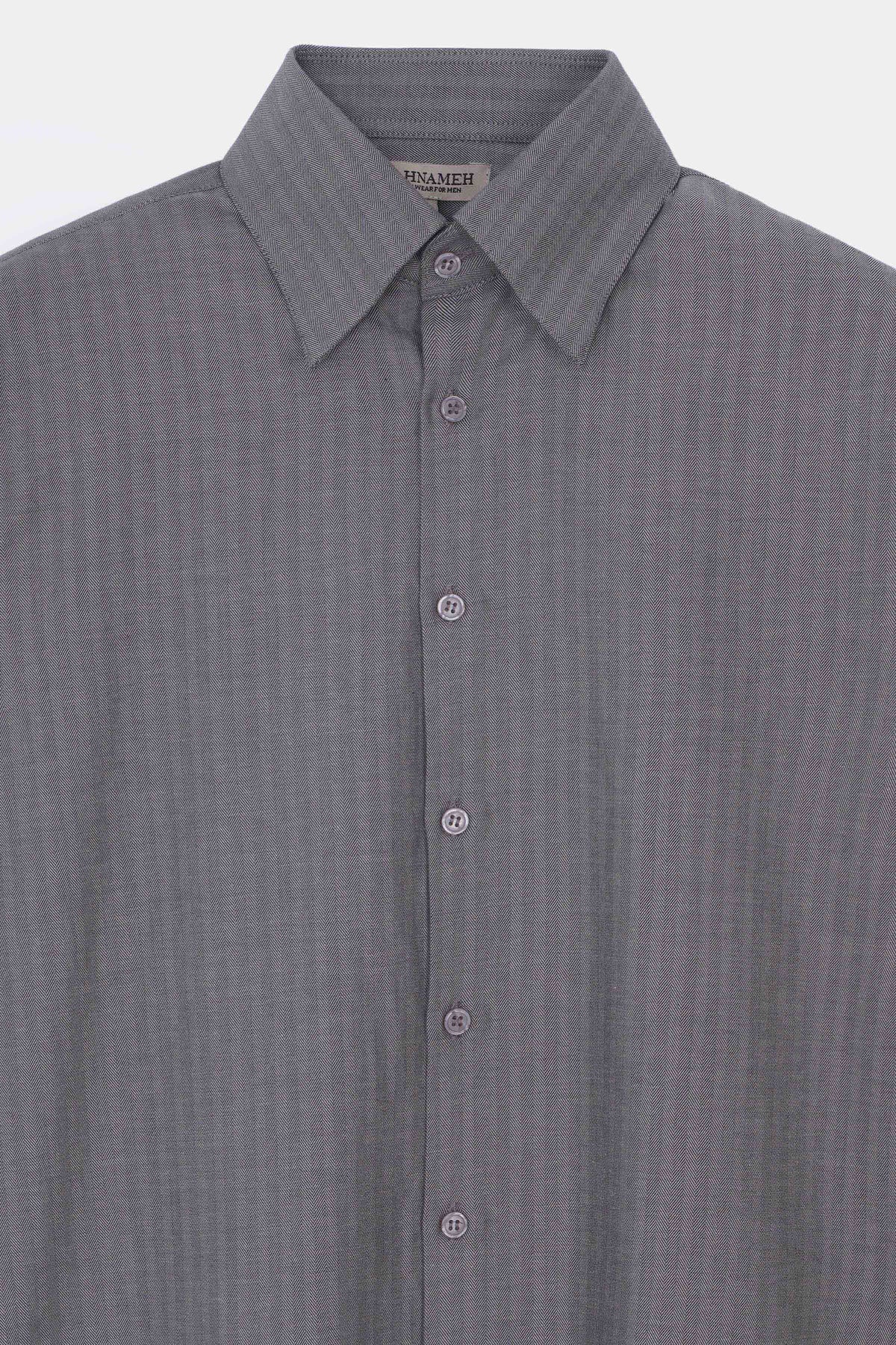 Cotton Flannel Herringbone Shirt - SWS416426