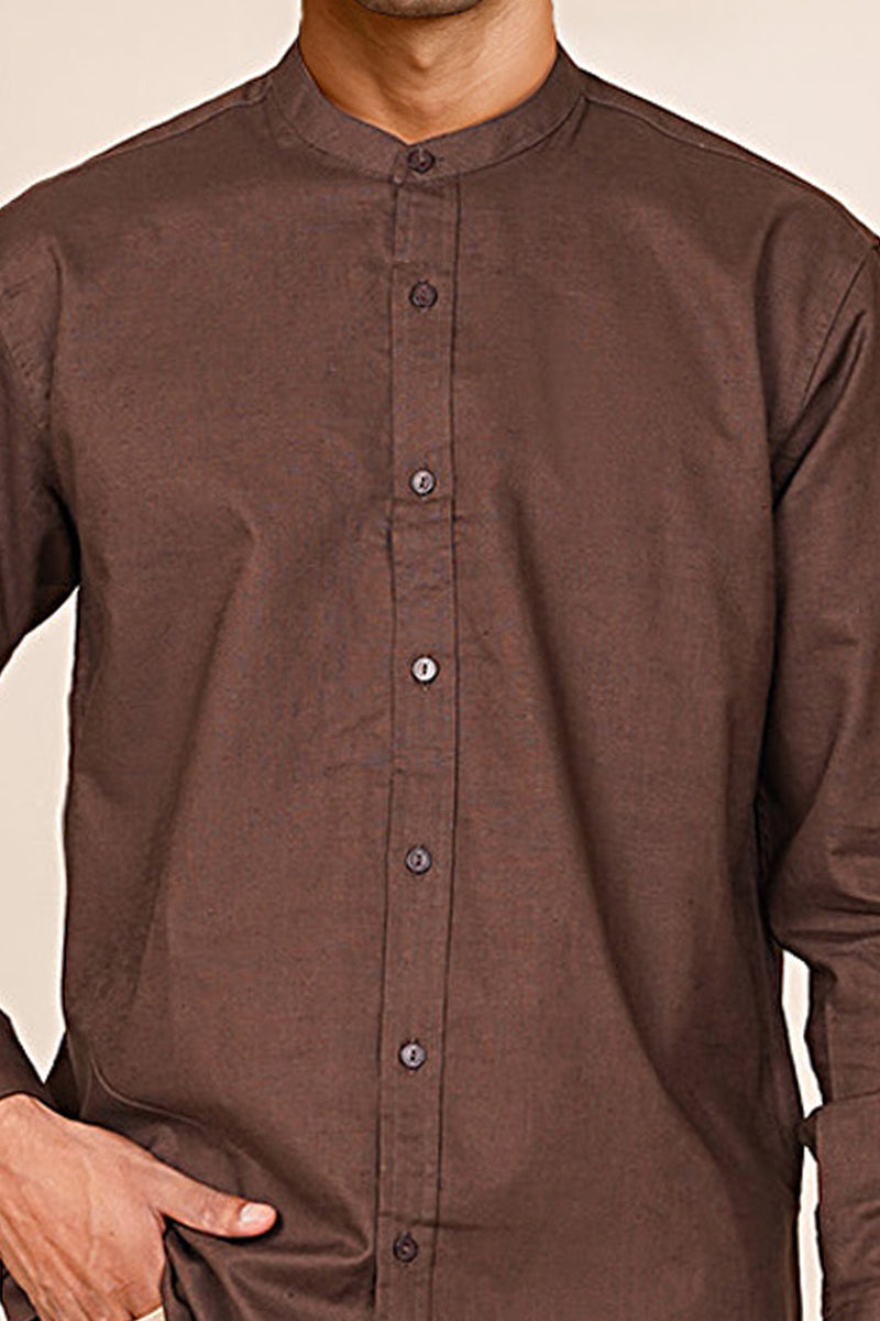 Mandarin Collar Shirt - Shop Now at Shahnameh