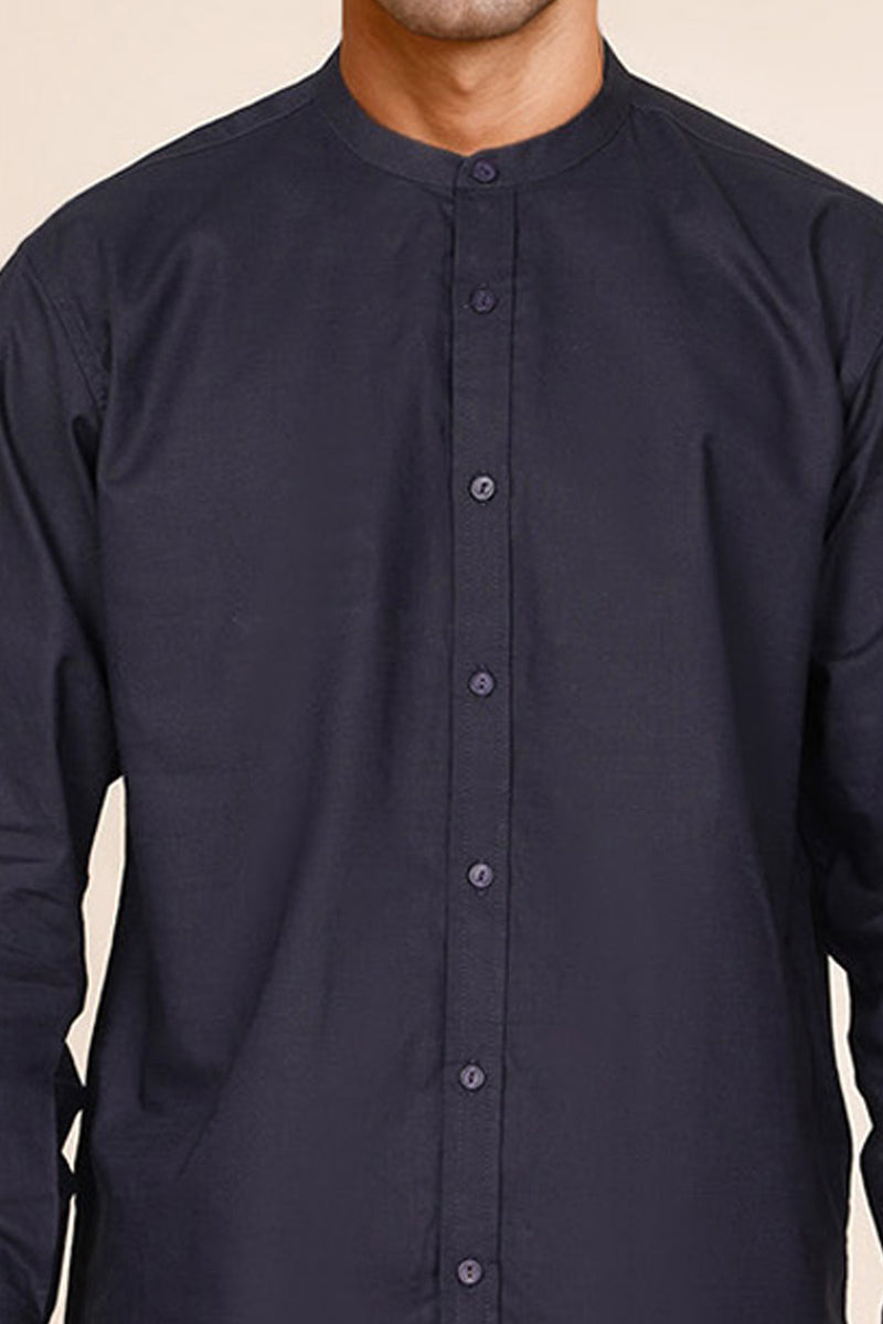 Mandarin Collar Shirt - Shop Now at Shahnameh