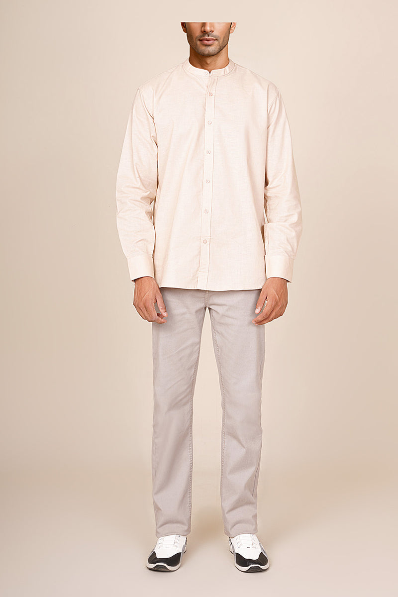 Mandarin Collar Shirt - Shop Now at Shahnameh