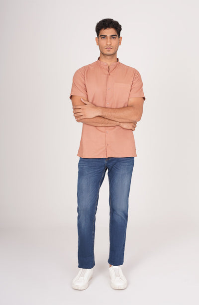 Men's Mandarin Collar Shirt