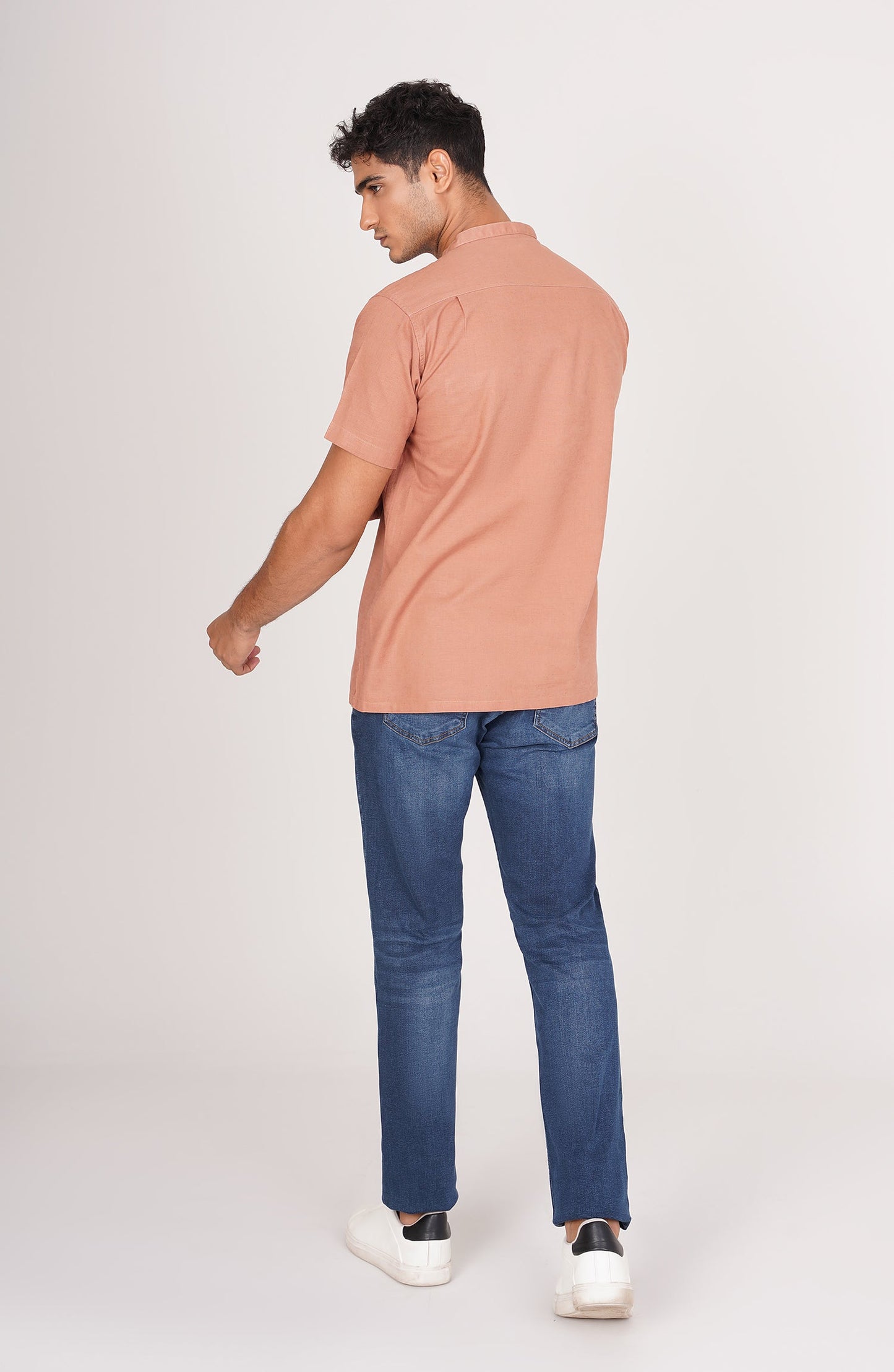 Men's Mandarin Collar Shirt
