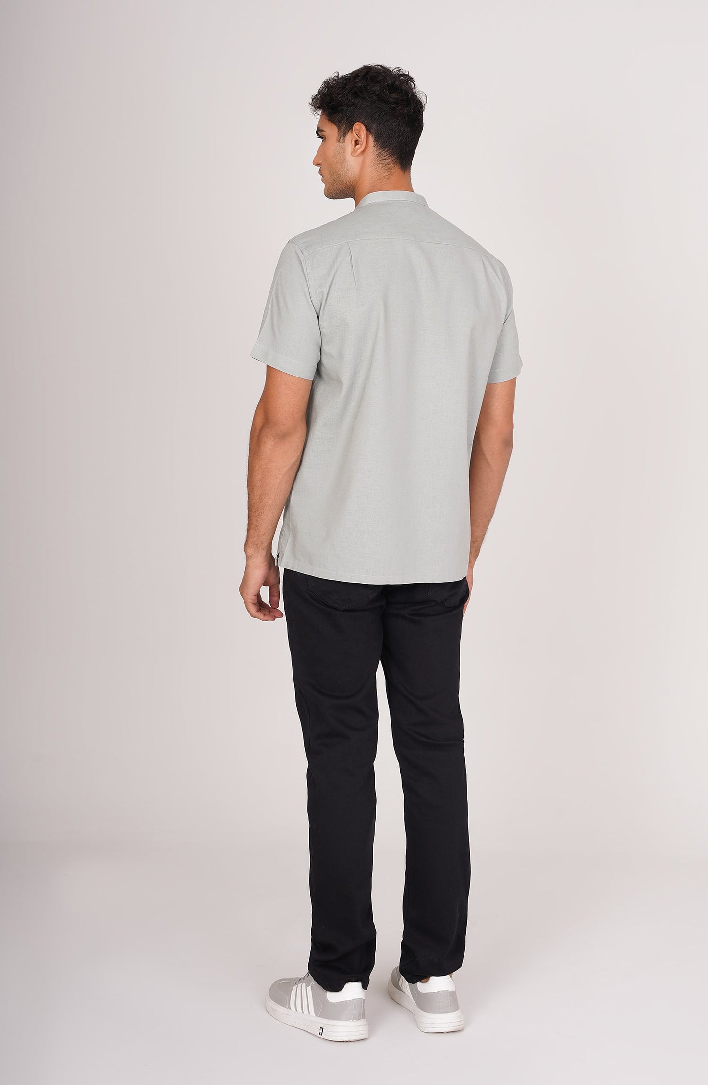 Men's Mandarin Collar Shirt