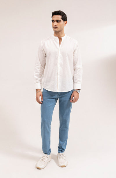 Men's Cotton Linen Shirt-Regular Fit