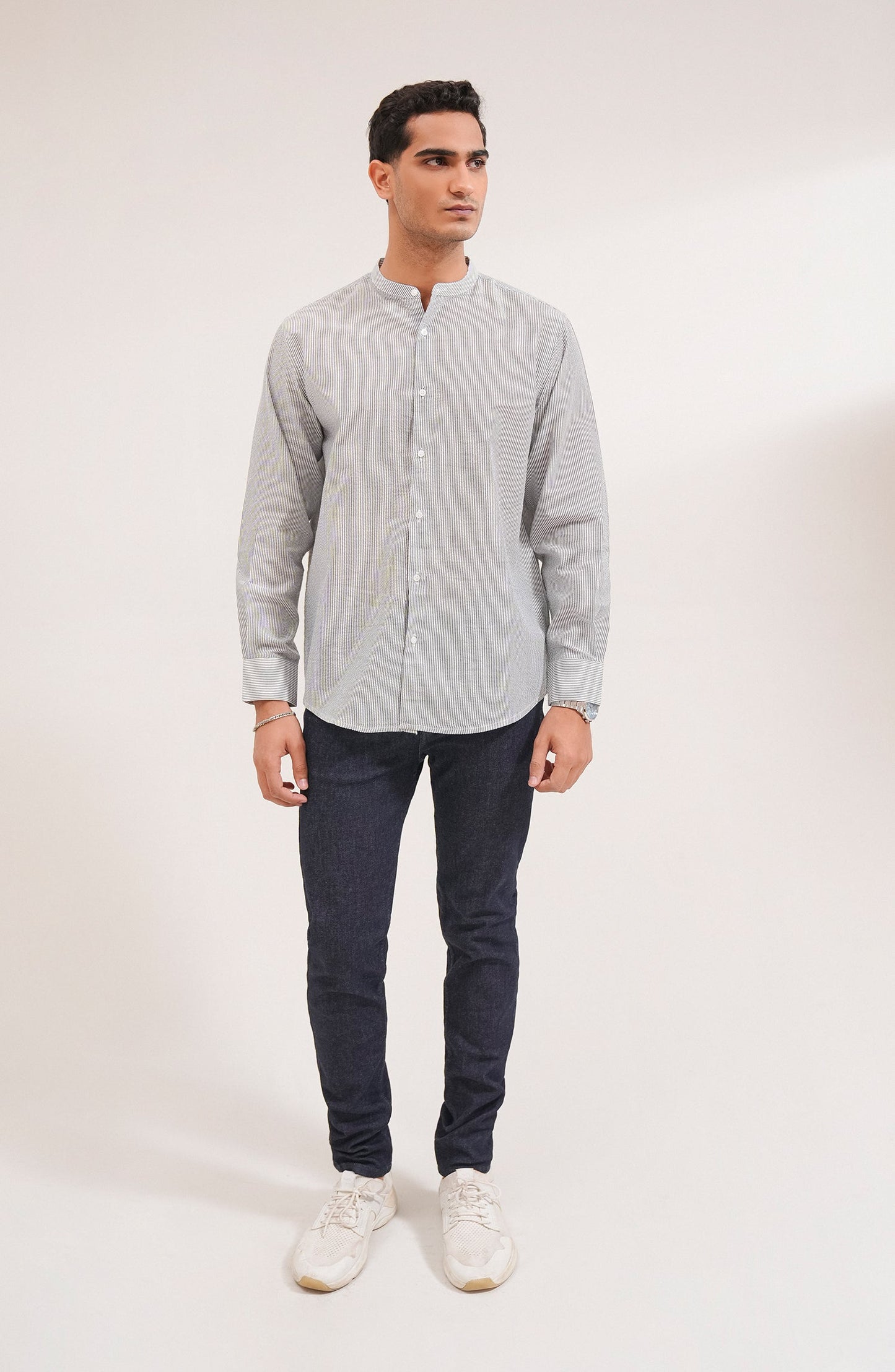 Men's Cotton Linen Shirt-Regular Fit