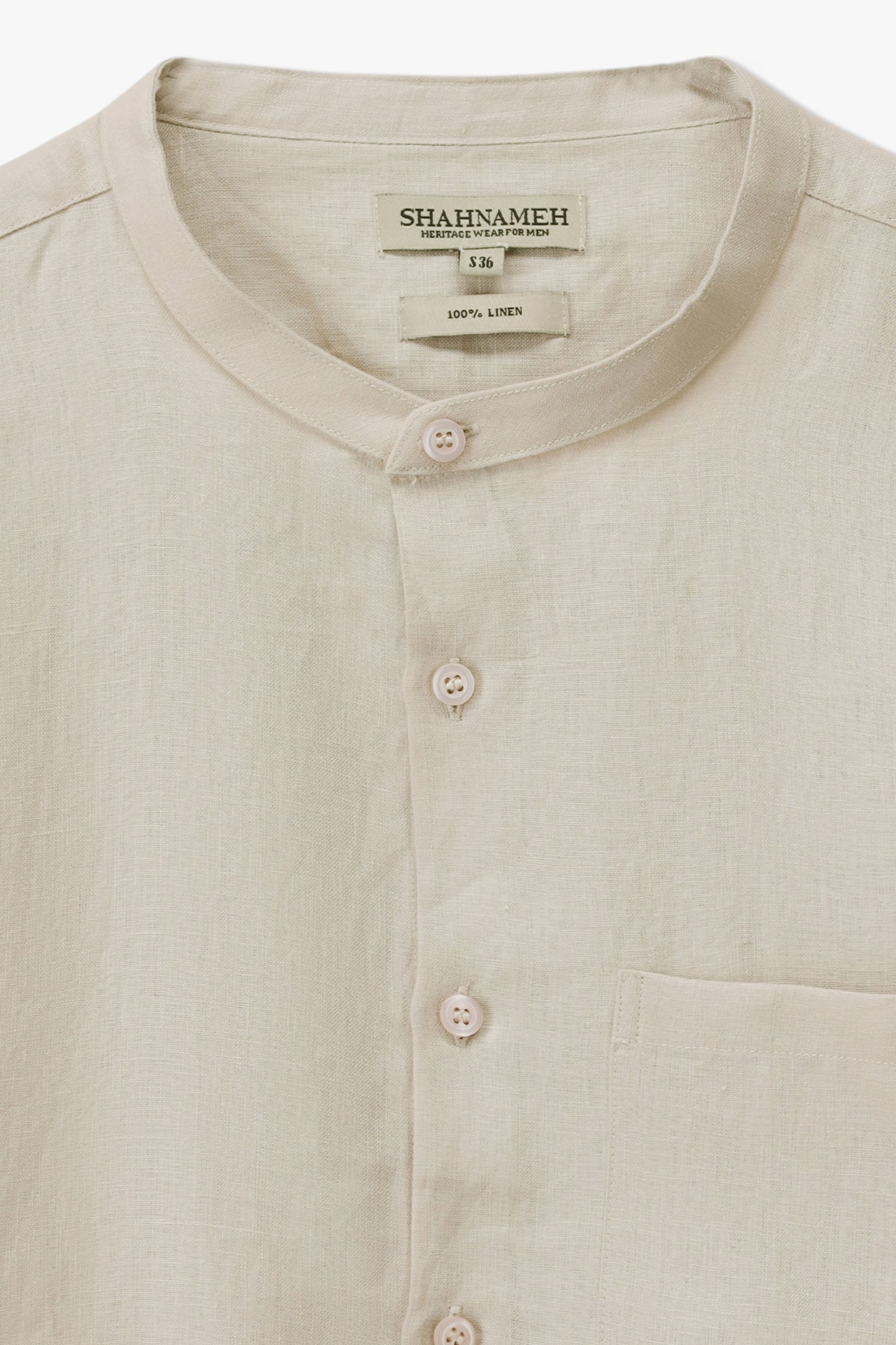 Mndarin Collar Shirt - SWS808126
