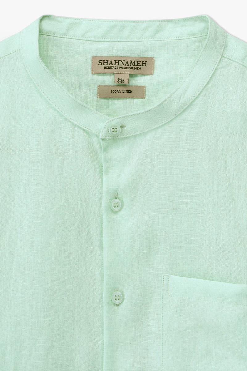 Mandarin Collar Shirt - SWS814126