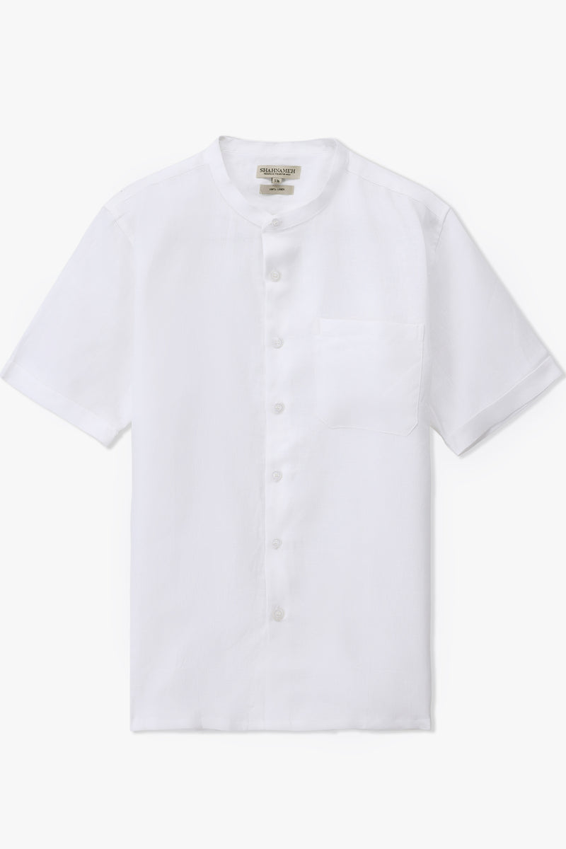 Mandarin Collar Shirt - SWS809126