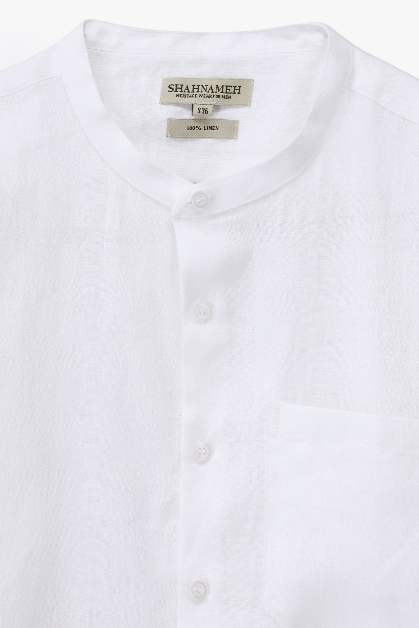 Mandarin Collar Shirt - SWS809126
