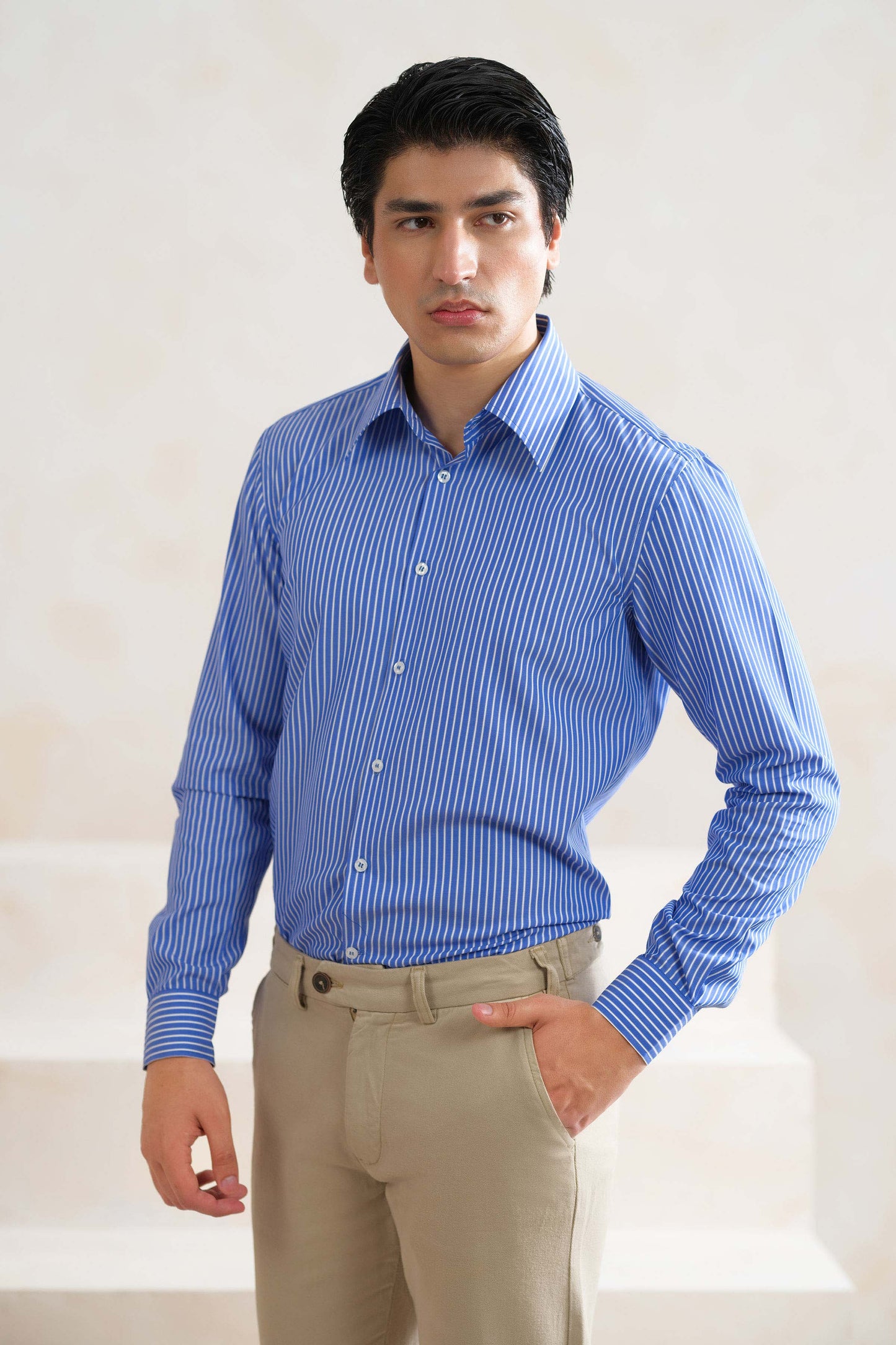 Retro Collar Shirt - SWS822126