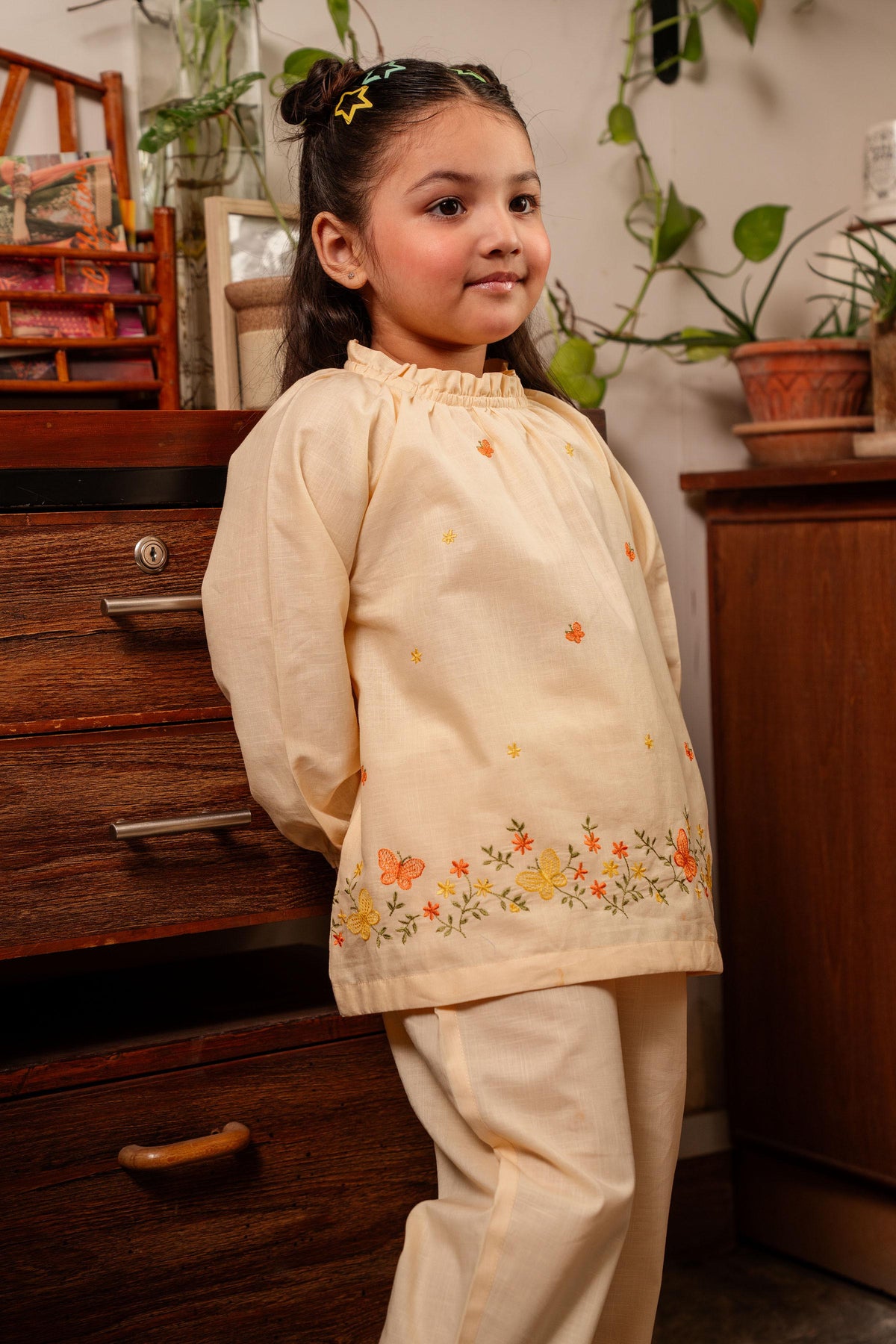 Dyed & Embroidered Suit - TGC-327426