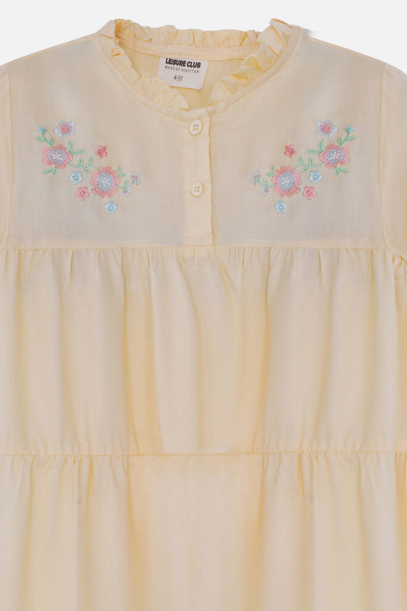 Girls Embroidered Shirt - TGMD-377426