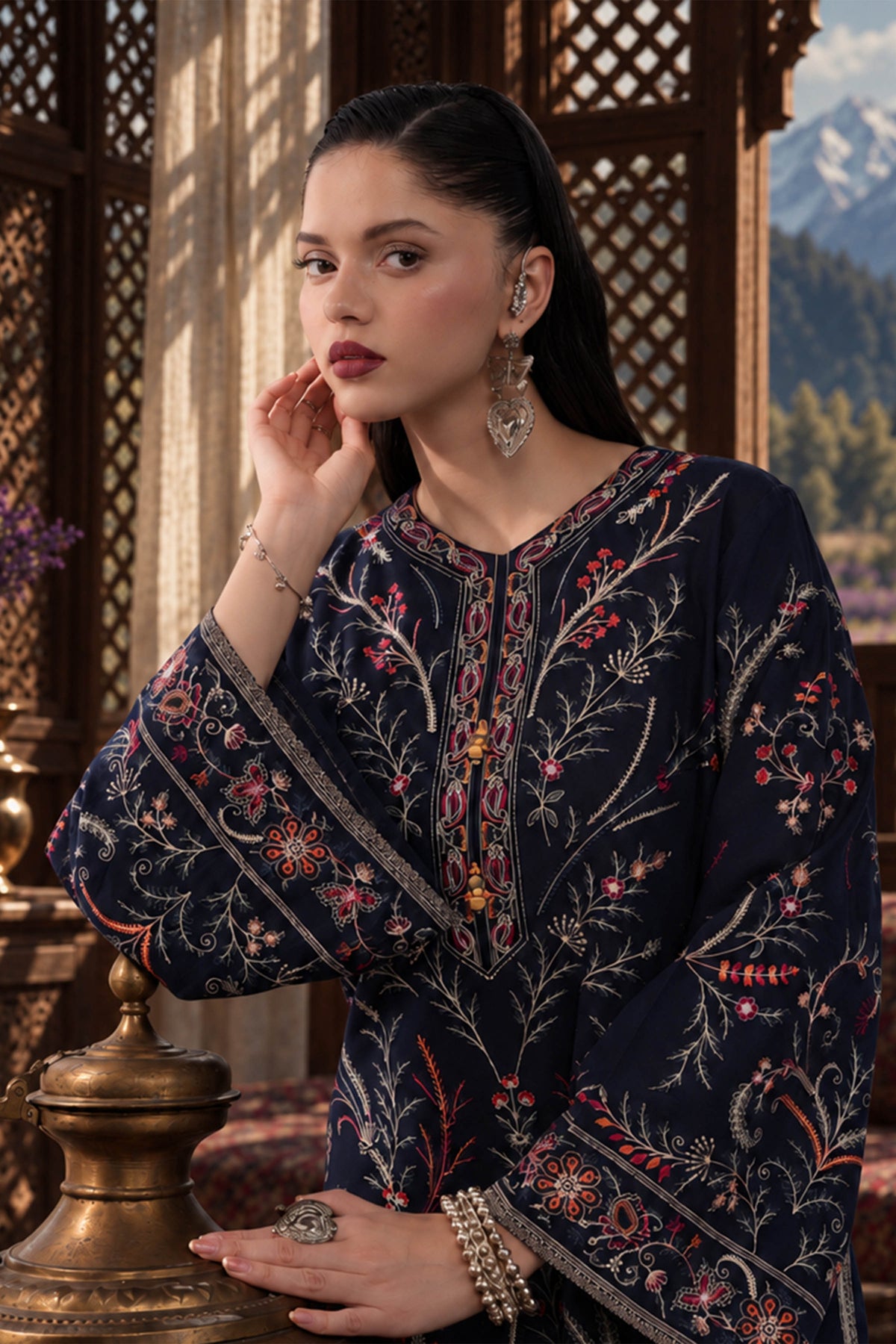 KHADDAR | EMBROIDERED