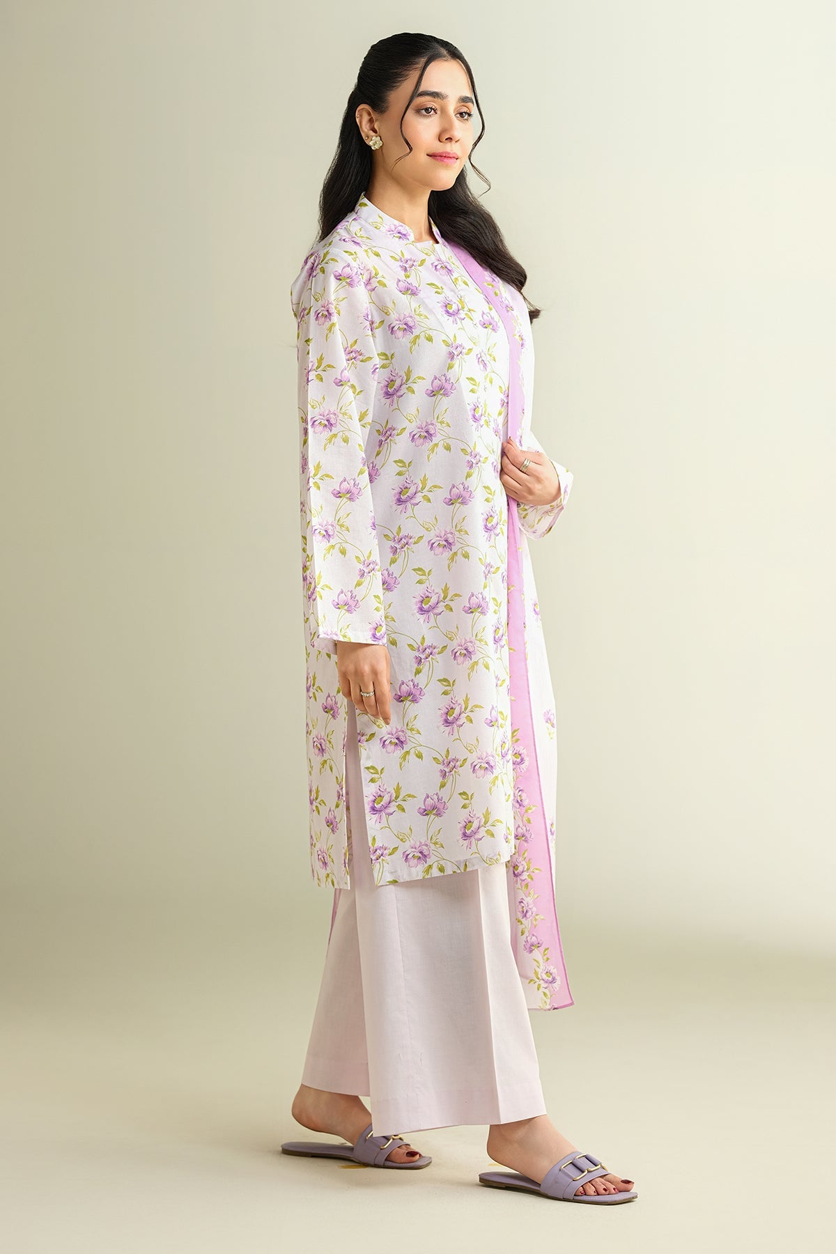 3 Piece - Printed Suit - X6104 - Shop Now at Kayseria