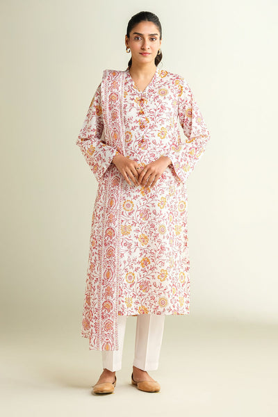 3 Piece - Printed Suit - X6114 - Shop Now at Kayseria