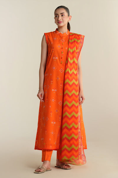 3 Piece - Printed Suit - X6238 - Shop Now at Kayseria