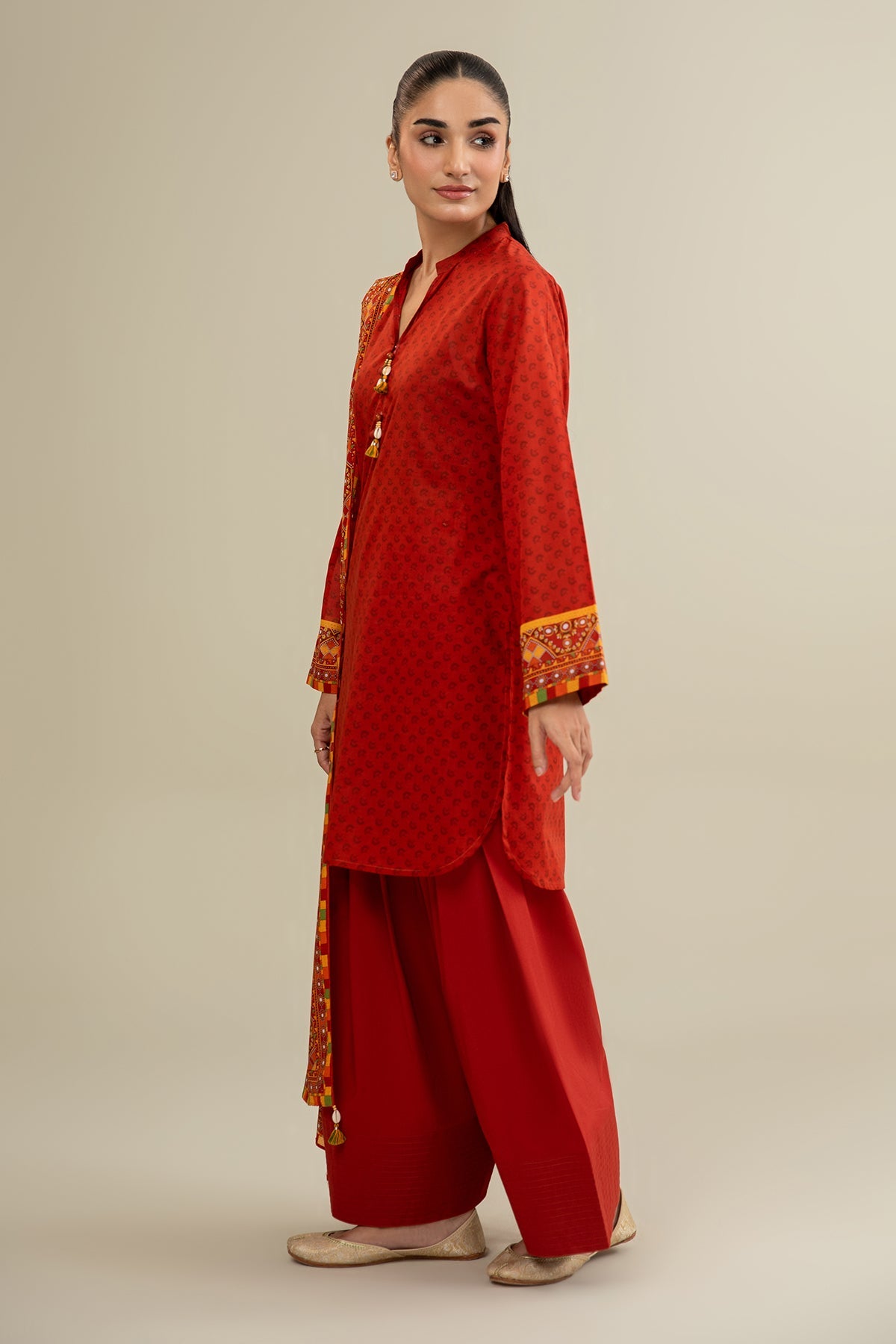 3 Piece - Printed Suit - X6240 - Shop Now at Kayseria