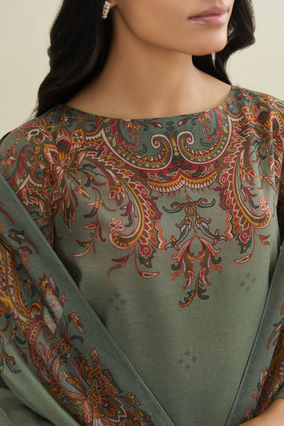 3 Piece - Printed Suit - X7113 - Shop Now at Kayseria