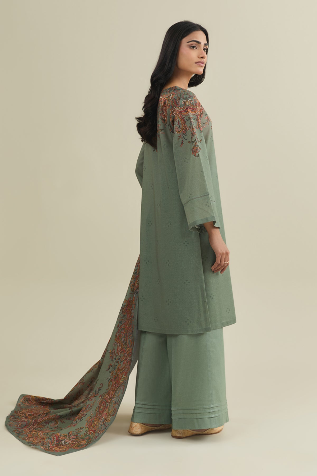 3 Piece - Printed Suit - X7113 - Shop Now at Kayseria