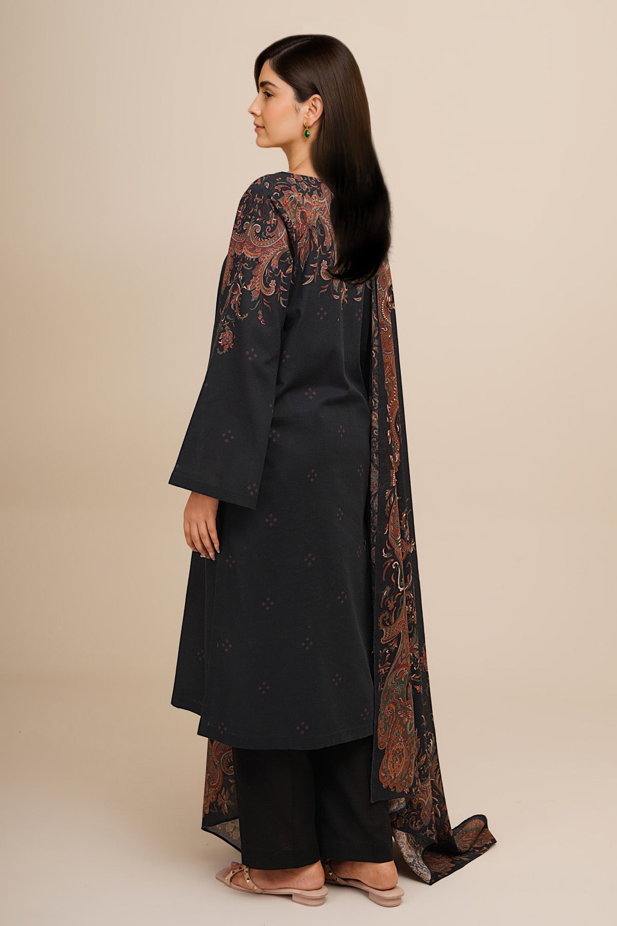 3 Piece - Printed Suit - X7115 - Shop Now at Kayseria