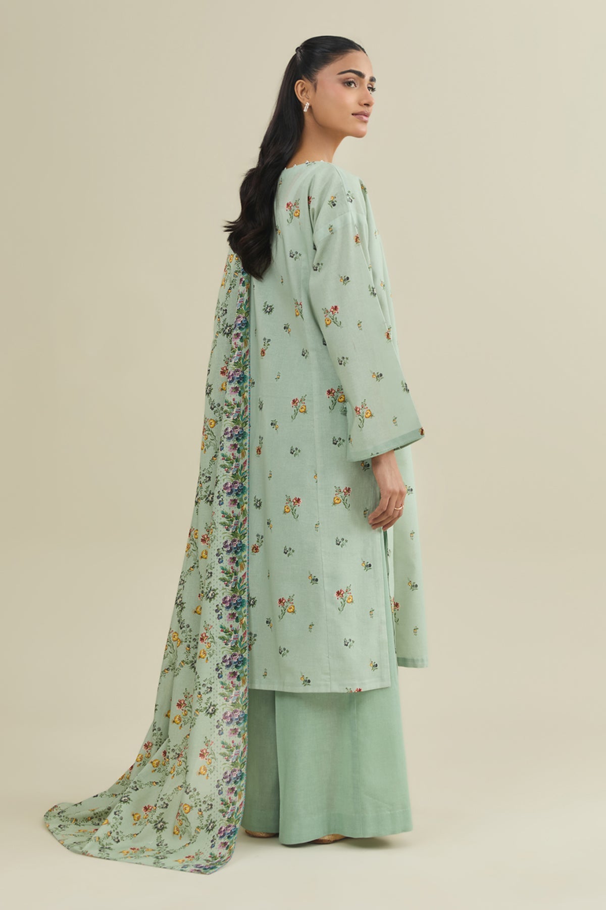 3 Piece - Printed Suit - X7116 - Shop Now at Kayseria