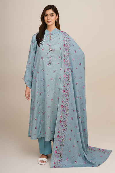 3 Piece - Printed Khaddar Suit - X7126 - Shop Now at Kayseria