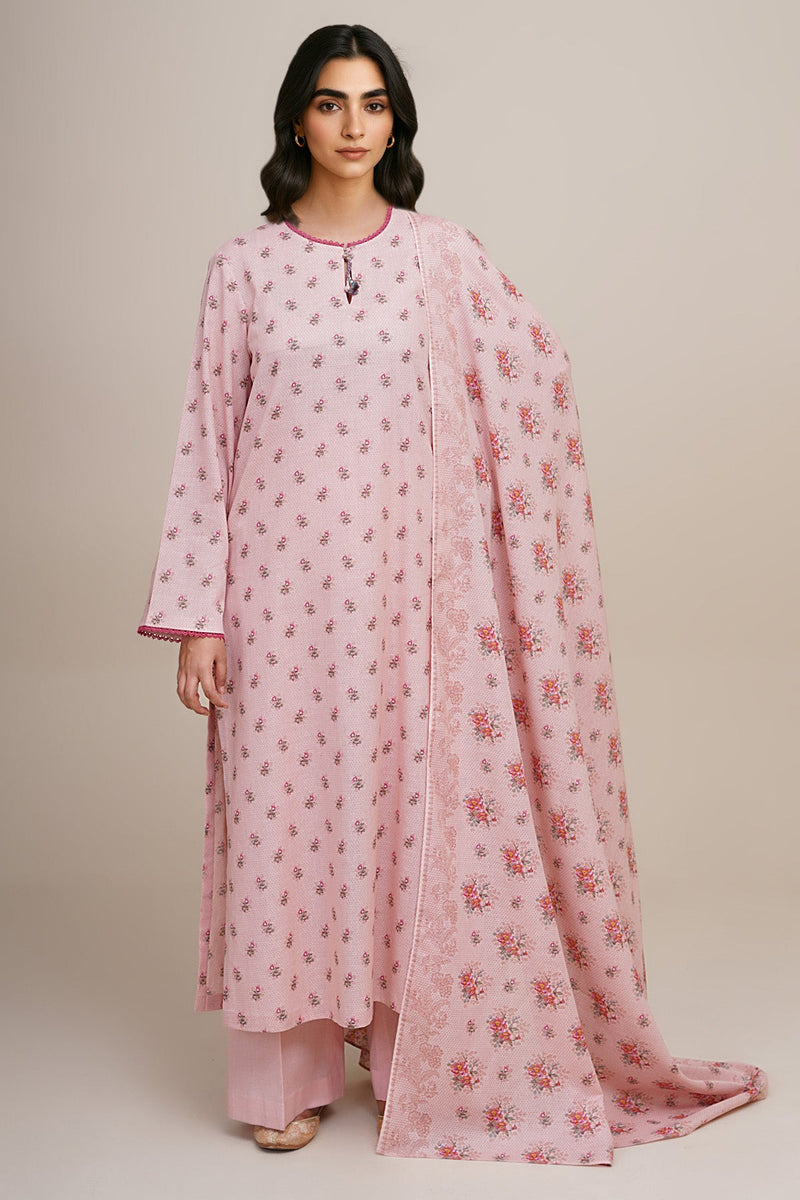 3 Piece - Printed Khaddar Suit - X7140 - Shop Now at Kayseria