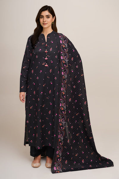 3 Piece - Printed Khaddar Suit - X7142 - Shop Now at Kayseria