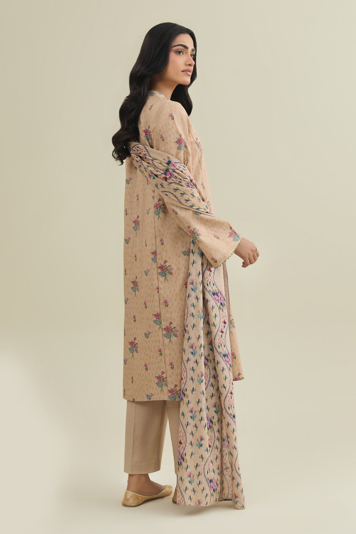 3 Piece - Printed Suit - X7145 - Shop Now at Kayseria