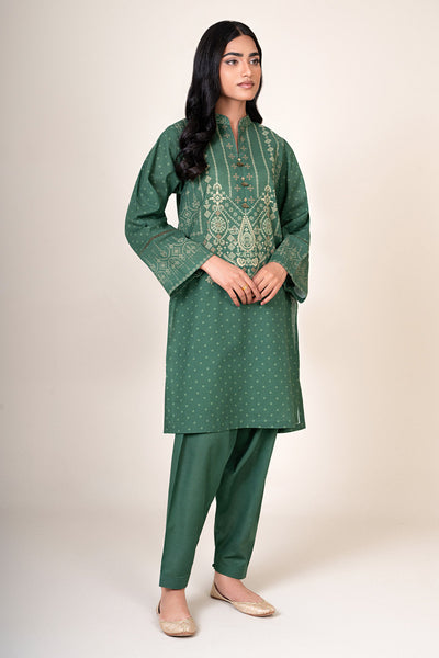 2 Piece - Printed Khaddar Suit - X7146 - Shop Now at Kayseria