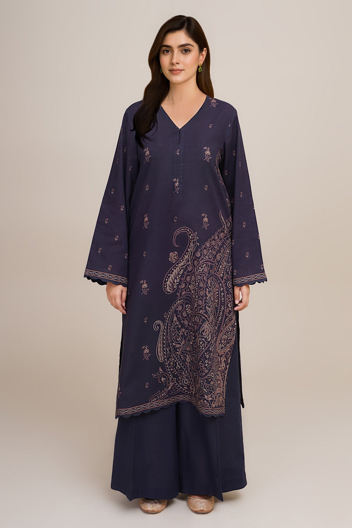 2 Piece - Printed Suit - X7148 - Shop Now at Kayseria