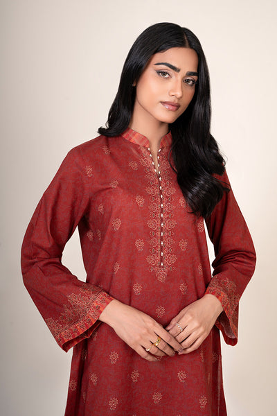 2 Piece - Printed Khaddar Suit - X7150 - Shop Now at Kayseria