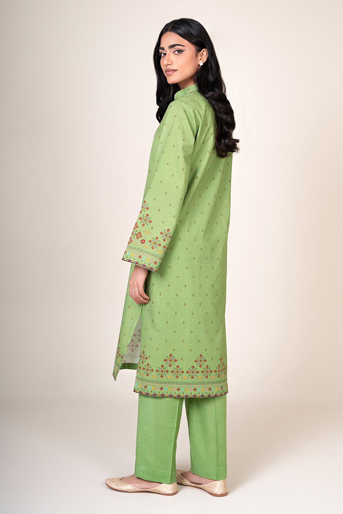 2 Piece - Printed Khaddar Suit - X7151 - Shop Now at Kayseria