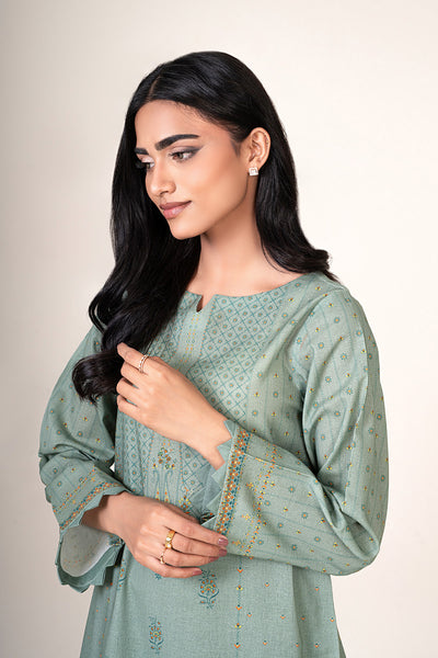 2 Piece - Printed Khaddar Suit - X7156 - Shop Now at Kayseria