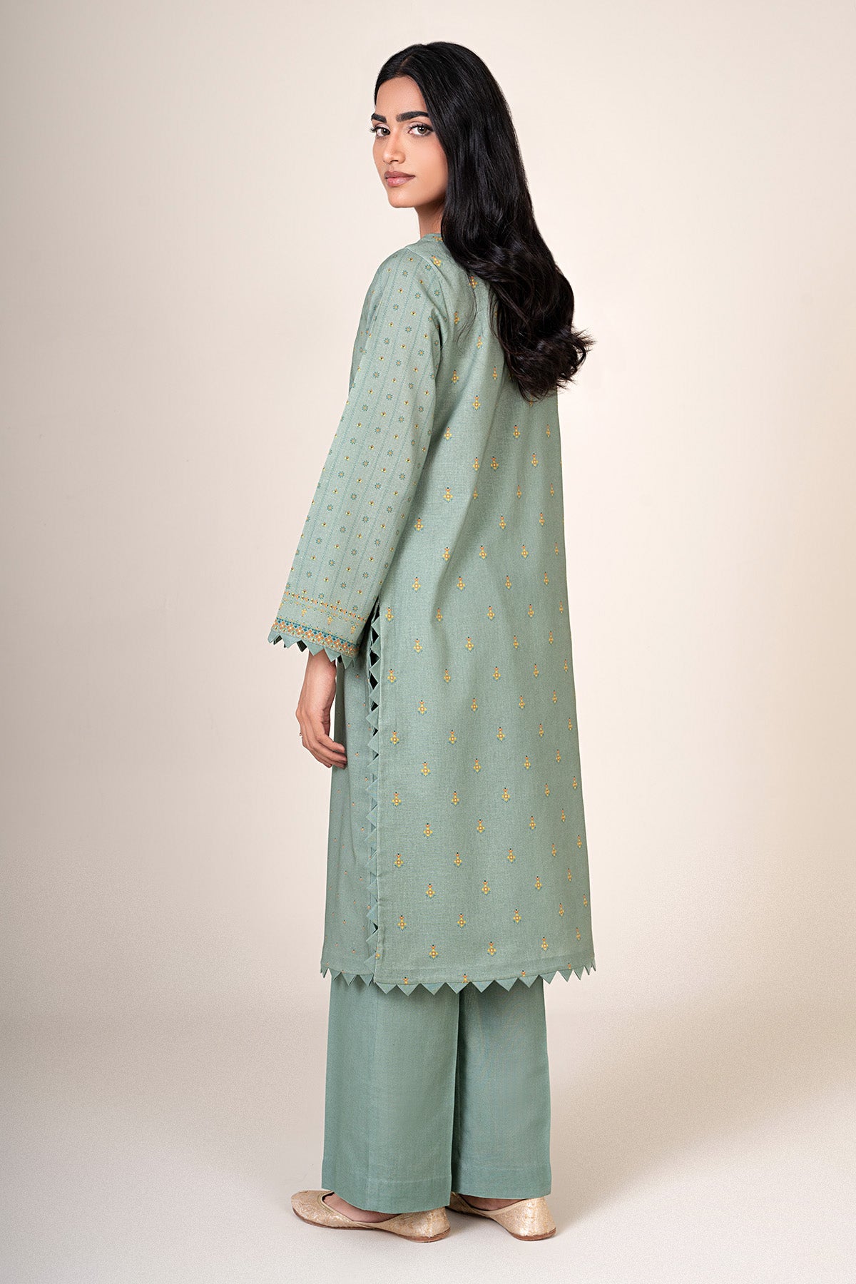 2 Piece - Printed Khaddar Suit - X7156 - Shop Now at Kayseria