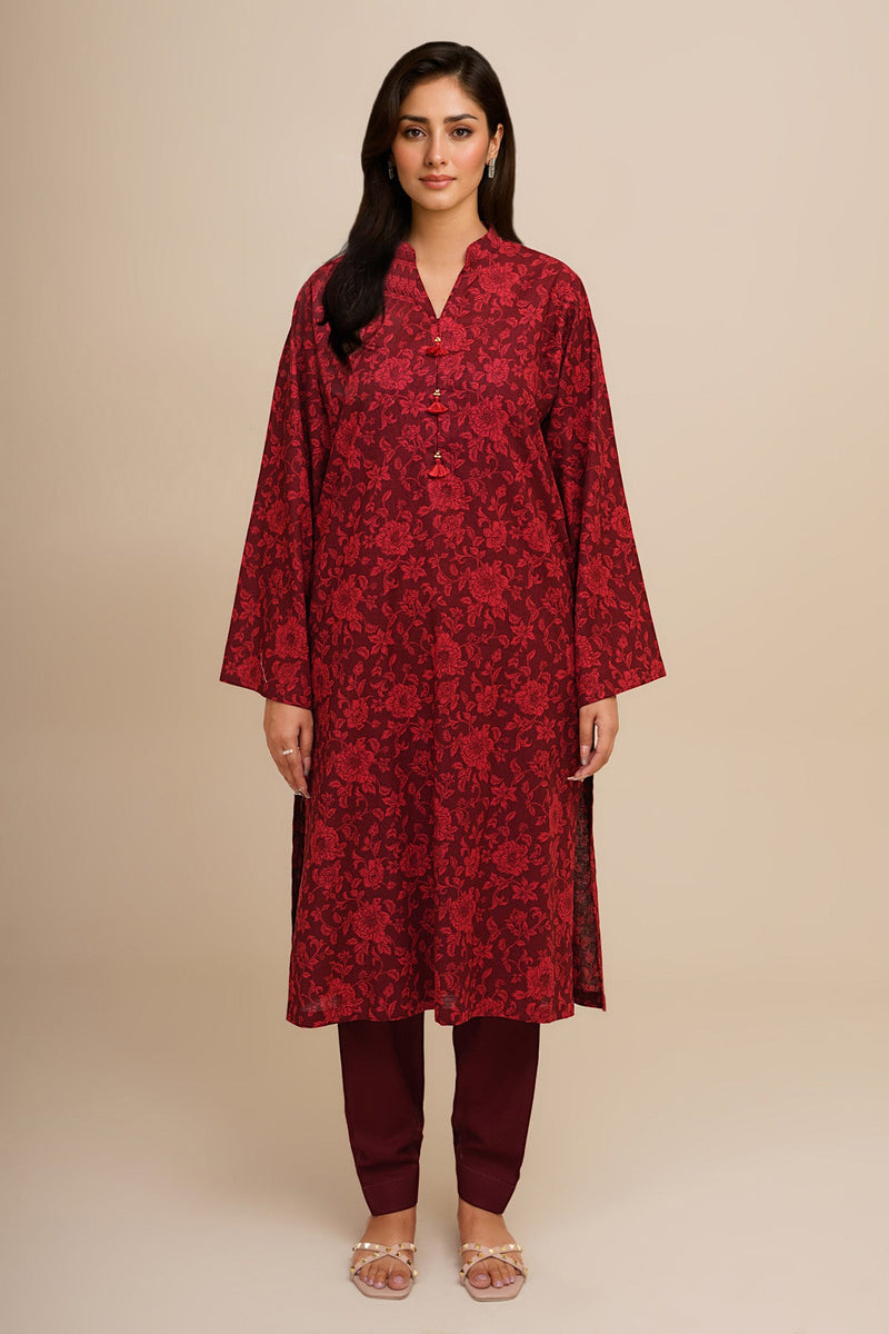 2 Piece - Printed Khaddar Suit - X7161 - Shop Now at Kayseria