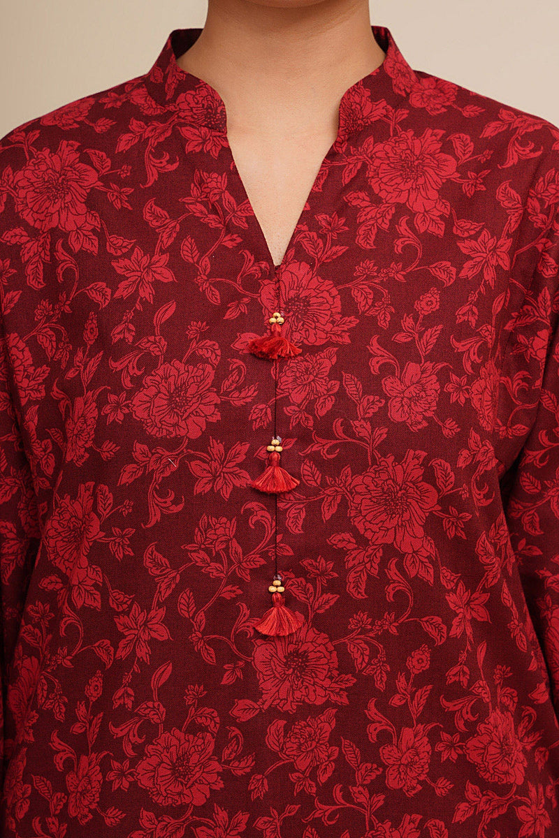 2 Piece - Printed Khaddar Suit - X7161 - Shop Now at Kayseria