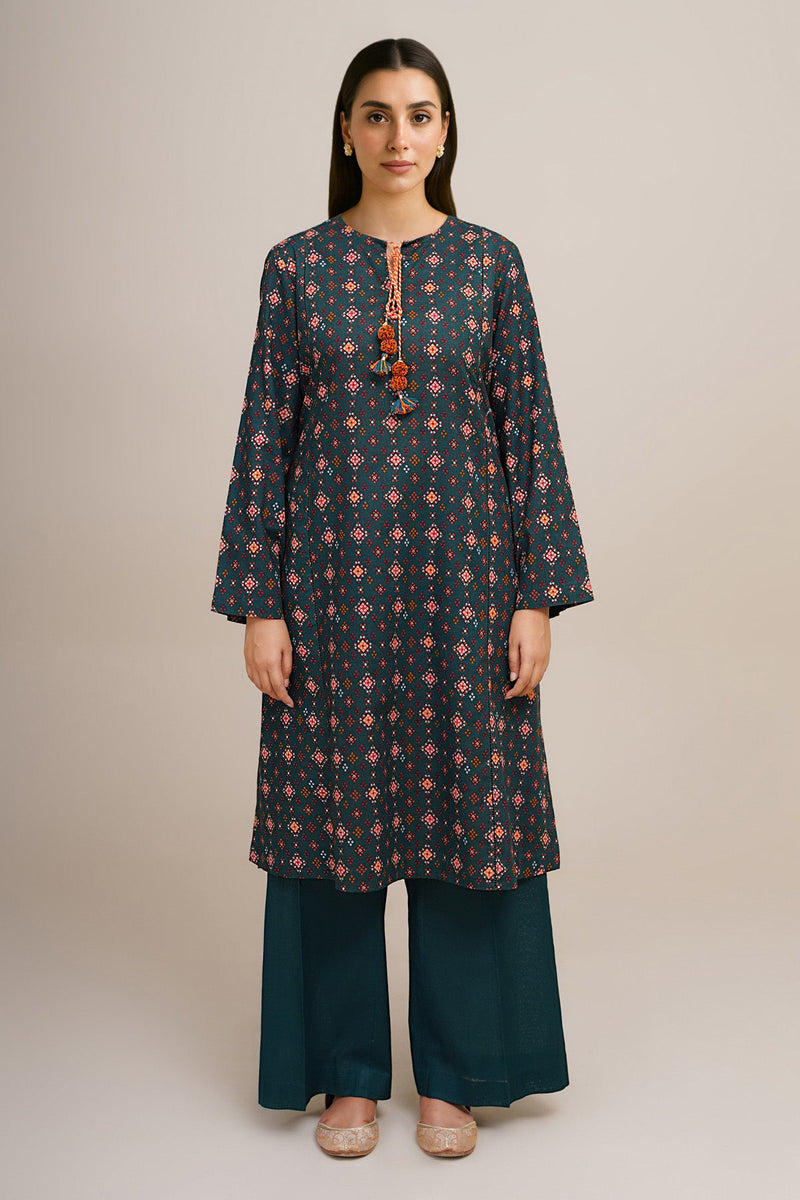 2 Piece - Printed Khaddar Suit - X7162 - Shop Now at Kayseria