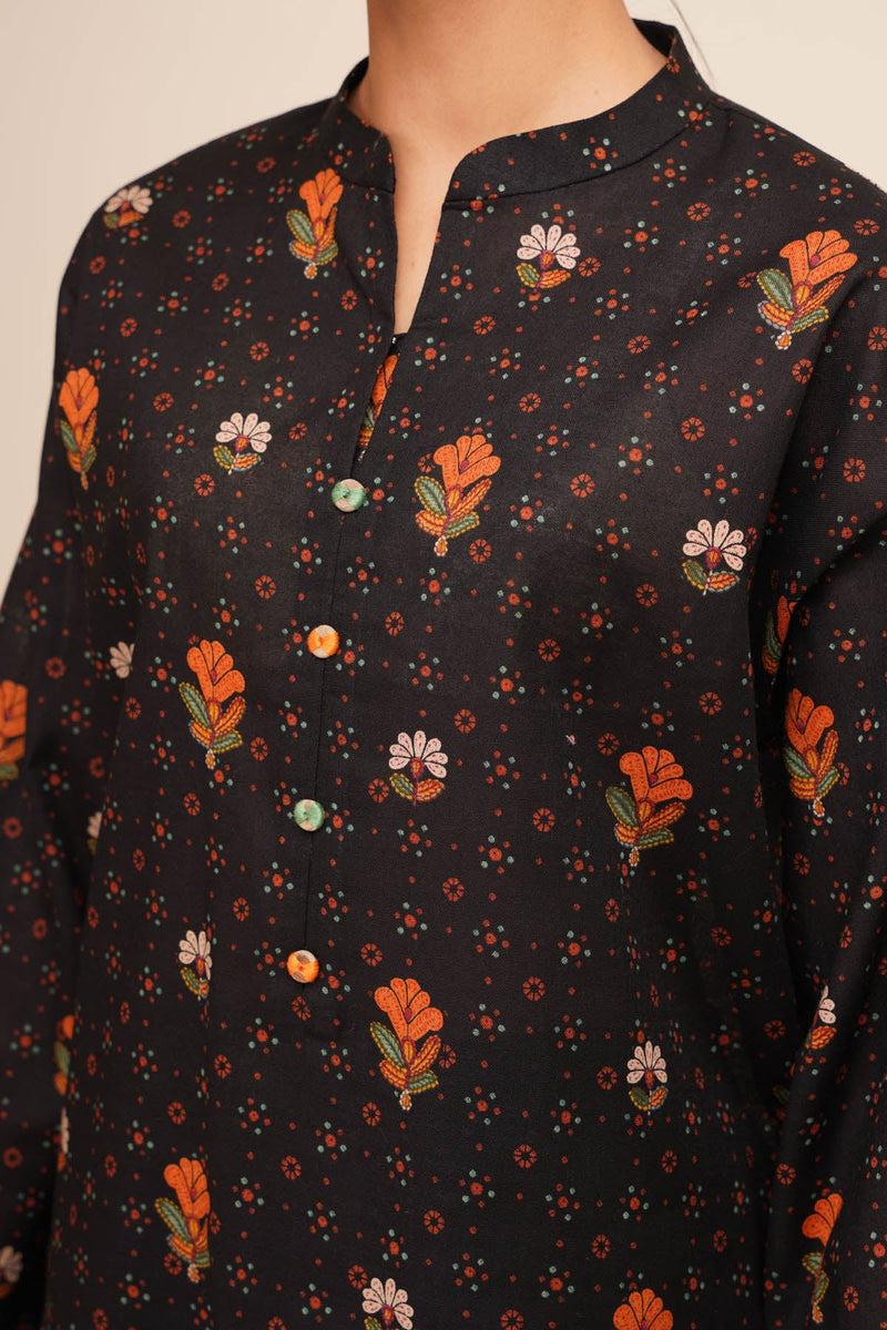 2 Piece - Printed Khaddar Suit - X7164 - Shop Now at Kayseria