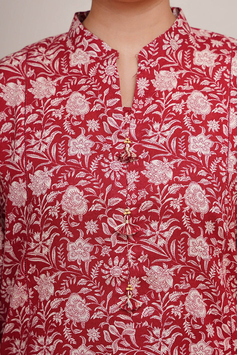 2 Piece - Printed Khaddar Suit - X7165 - Shop Now at Kayseria