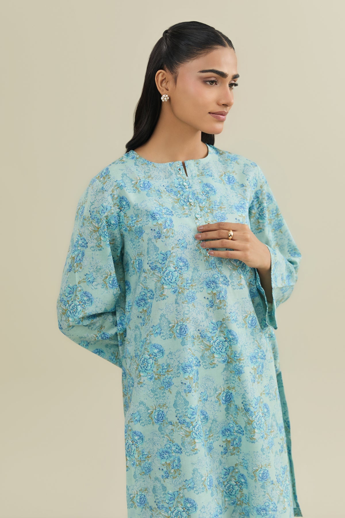 2 Piece - Printed Suit - X7167 - Shop Now at Kayseria