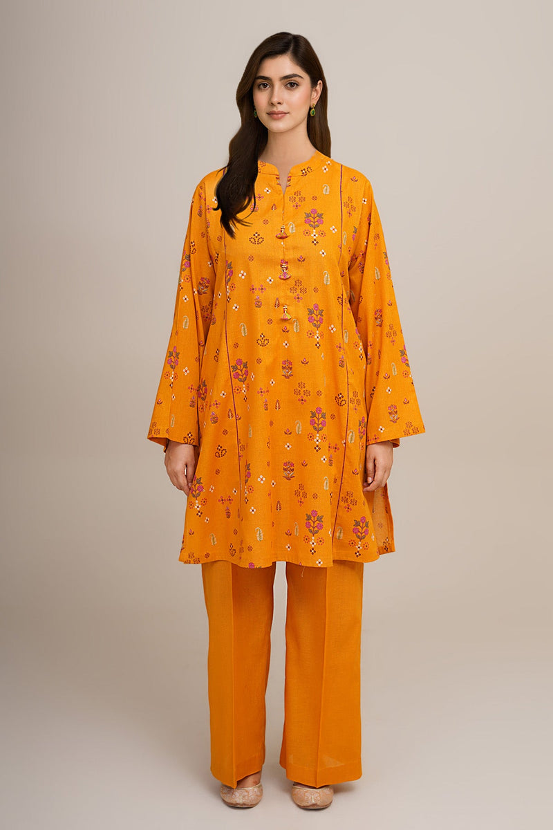 2 Piece - Printed Khaddar Suit - X7171 - Shop Now at Kayseria