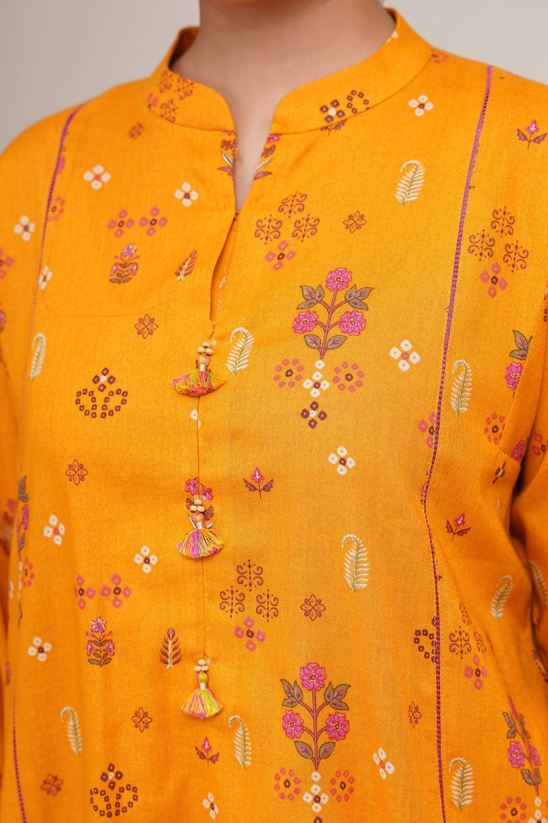 2 Piece - Printed Khaddar Suit - X7171 - Shop Now at Kayseria