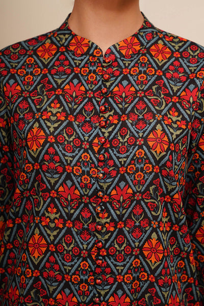 2 Piece - Printed Khaddar Suit - X7172 - Shop Now at Kayseria