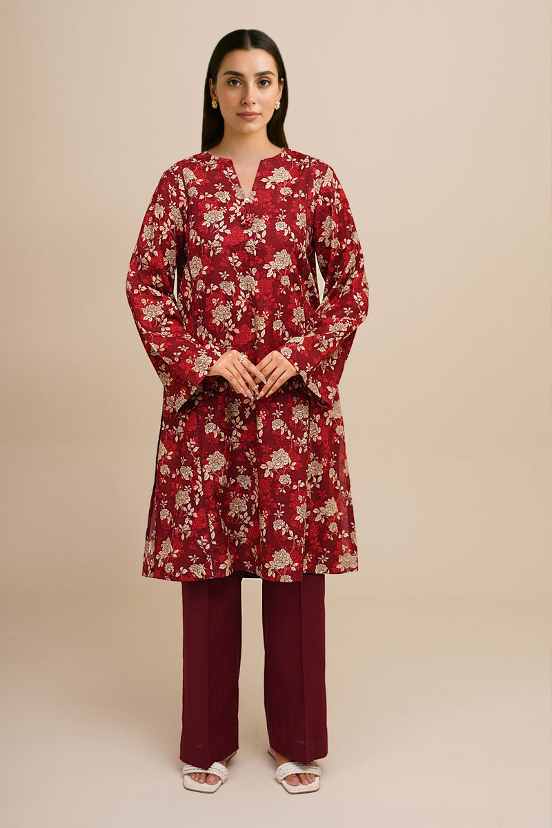 2 Piece - Printed Khaddar Suit - X7173 - Shop Now at Kayseria