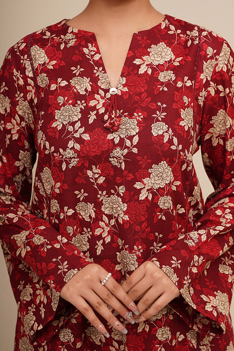 2 Piece - Printed Khaddar Suit - X7173 - Shop Now at Kayseria