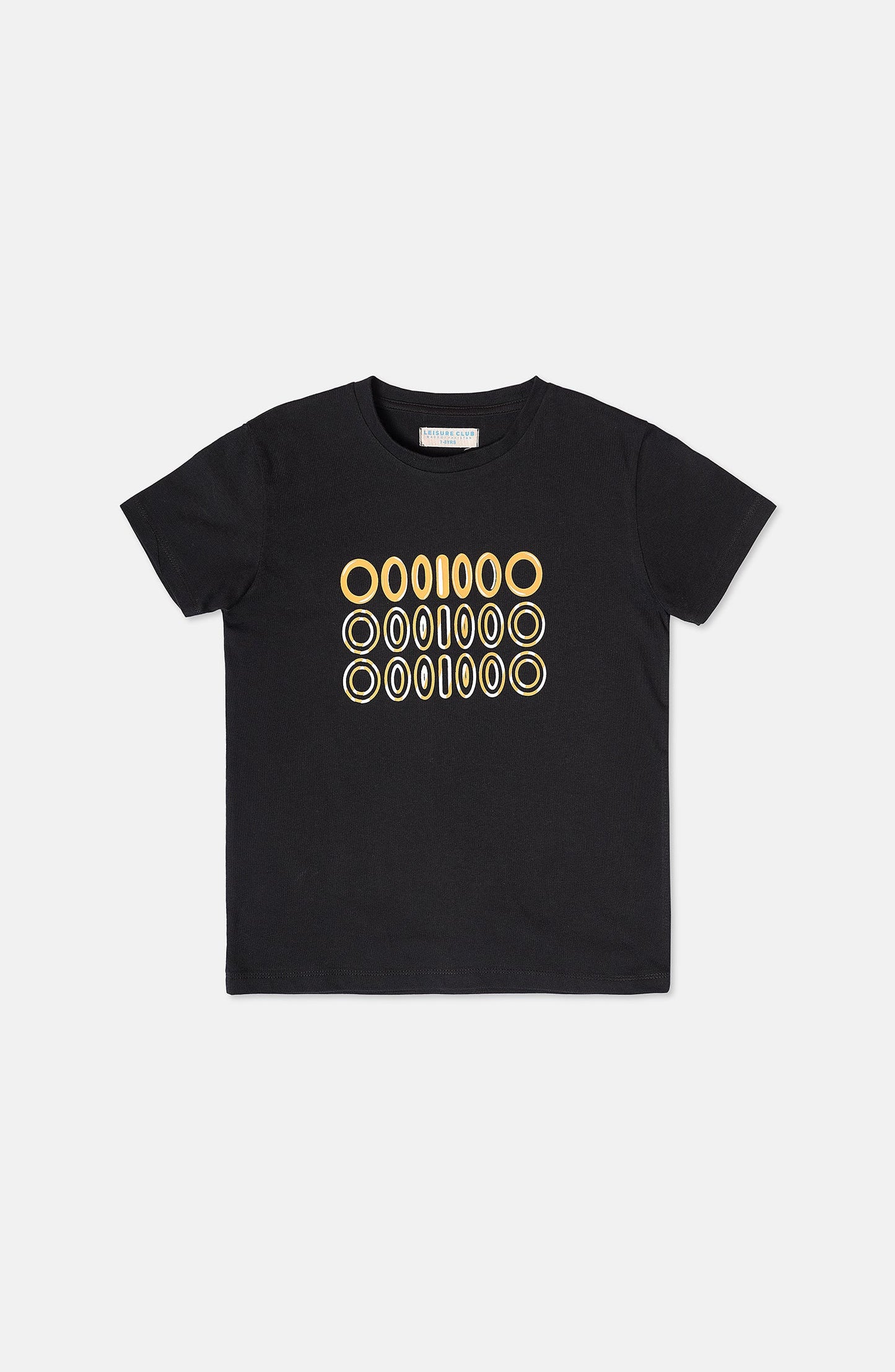 BASIC BLACK T SHIRT WITH PRINT