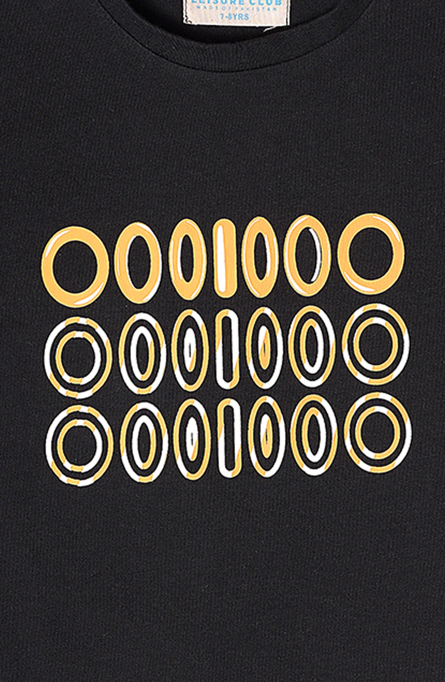 BASIC BLACK T SHIRT WITH PRINT