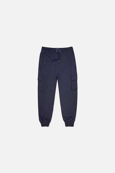Navy Cargo Trouser - BKT606524 - Shop Now at Leisure Club